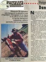 ART 2003.09.25 SORTIR La Tribune Le Progres Daniel SILVESTRE chuchoteur