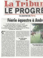 ART 2005.07.9 LE PROGRES Feerie equestre a Andrezieux