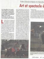 ART 2005.09.16 PAYSANS DE LA LOIRE Art et spectacle equestre.. equihomologie
