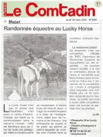ART 2015.03.26 Hebdo Comtadin, Randonnee au LUCKY HORSE