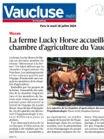 ART 2024.07 VAUCLUSE MATIN Chambre Agriculture